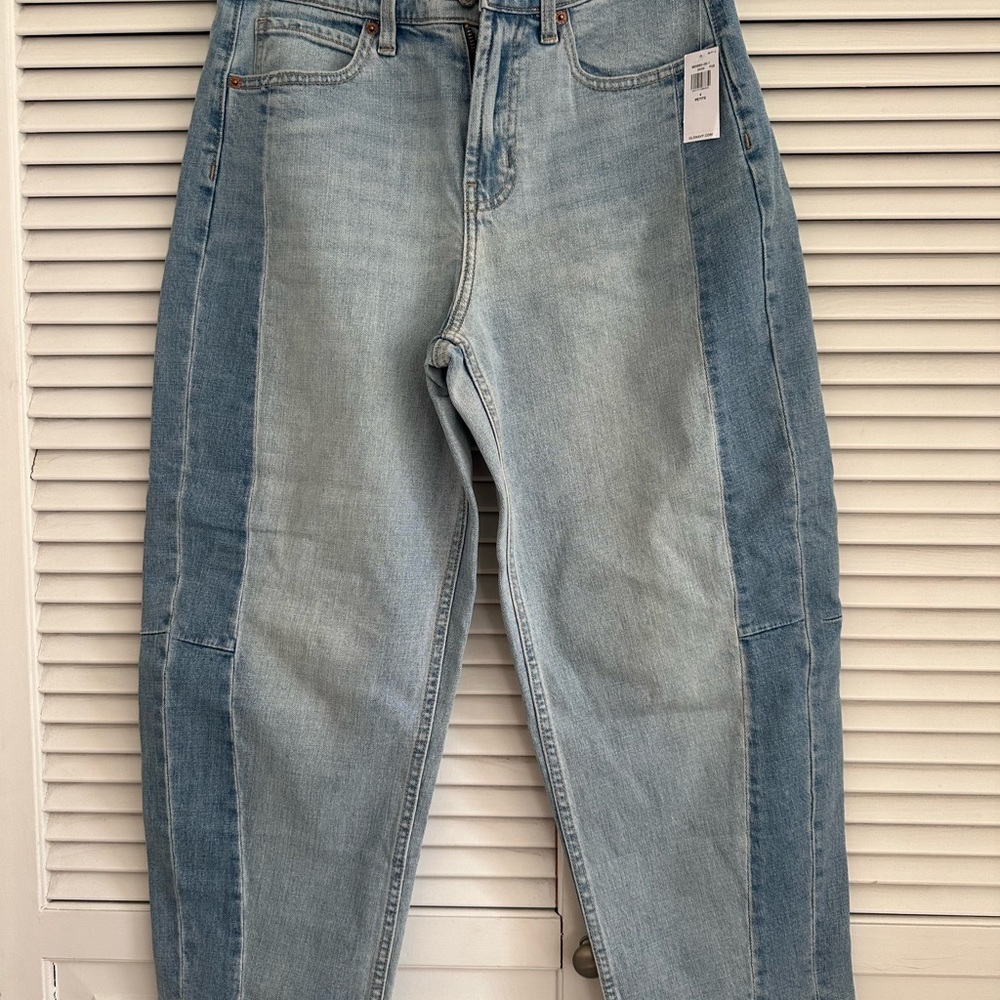 Old Navy Blue Boyfriend Jeans Classic Style